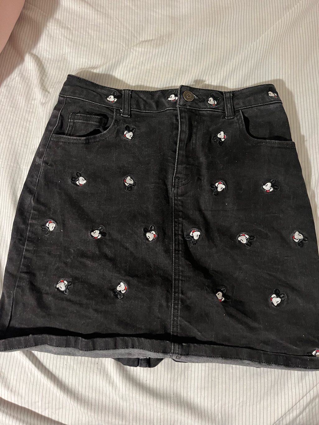 Disney Mickey Embroidered Skirt Size 6